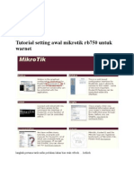 Cara Setting Mikrotik RB750