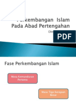 Perkembangan Islam Pada Abad Pertengahan