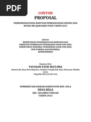 Contoh Proposal Ptk Paud Pengembangan Bahasa Guru Galeri