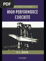 High Performance Concrete