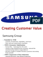 Samsung - Creating Customer Value