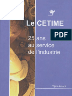 Le CETIME 25 Ans Au Service de L'industrie en Tunisie - Éd. 2007