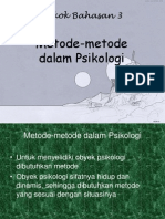 (3) Metode Psi