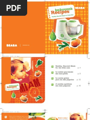 Beaba Babycook Recipe Book Pdf Vegetables Crops