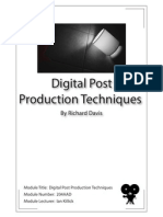 Digital Post Production Techniques - Moving Poem