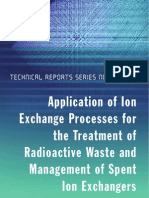 Application of Ion Exchange Processes For The Treatment of Radioactive Waste....