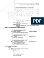 Ch-5 (Identifying Market Segments, Targeting & Positioning)