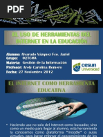 El Uso de Herramientas Del Internet en La