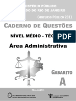 Tecnico Area Administrativa Prova A