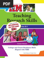 Download IIM Teaching Research Skills in Grades K-5 TEKS Edition Sample by Active Learning Systems SN114911314 doc pdf