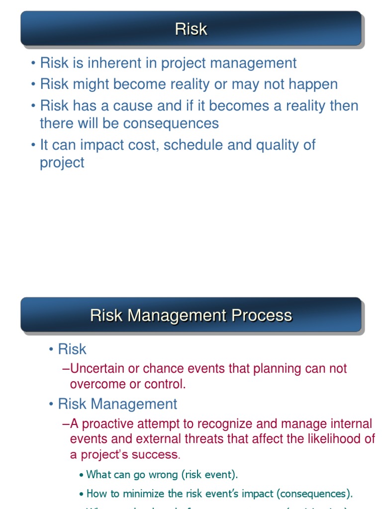 Risk Management | PDF | Risk | Risk Management