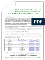 OPOSICIONS COS AUXILIAR ADMINISTRACIÓ AJUNTAMENT BARCELONA