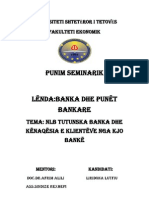 Punim Seminarik Banka Dhe Punet Bankare 1