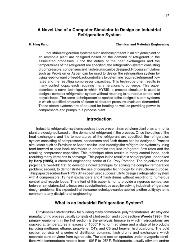 Designing Industrial Refrigeration Systems | PDF | Technology & Engineering