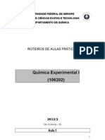 Apostila Química Experimental I - 106202.2012.2doc