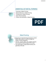 III-1 Fundemantals of Metal Forming