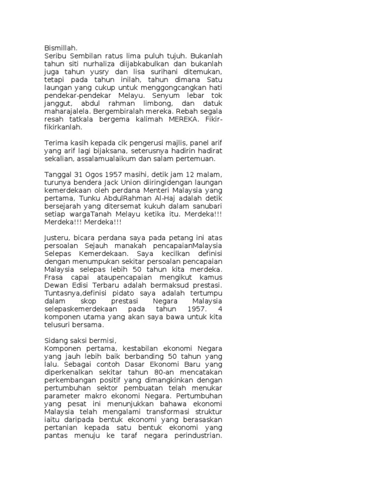 Teks Pidato Edited Pdf