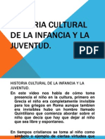 Historia Cultural de La Infancia y La Juventud