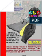 Relatorio I FMDDPCD Olinda2012 Ultimaversaocomportariainformada As 14horas