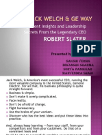 Jack Welch & Ge Way