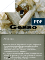 Gesso - Apresentação