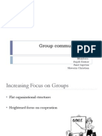 Group communication, decision making, conflict resolution and meeting management