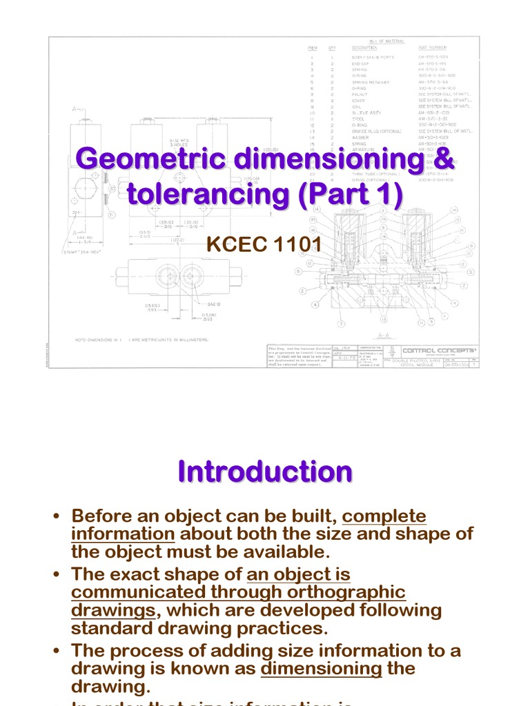 Geometric Dimension Tolerancing | PDF | Dimension | Area