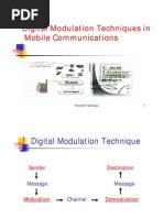 Digital Modulation Techniques in Mobile Communications: Fahredd'n Sadikoglu 1