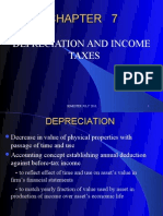 Depreciation and Income Taxes: Semester July 2010 1