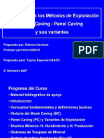 Curso Block Caving & Panel Caving ( P Cavieres 2007)