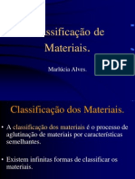 Classificação de Materiais. (1)
