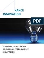 5 Innovation Lessons From High Performance Companies
