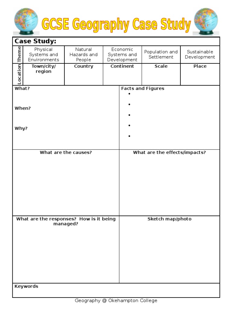 The key case study template image