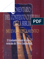 Comentario Del Contexto Cultural de La BIBLIA