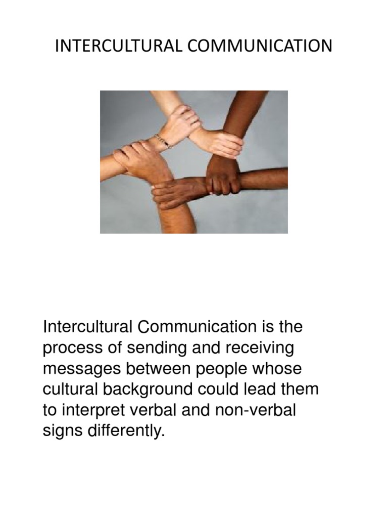 Intercultural Communications | PDF | Nonverbal Communication | Cross ...
