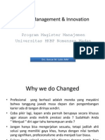 Change Management & Innovation