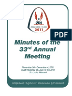 2011 USATF Annual Meeting Minutes