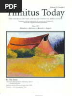 Download Tinnitus Today March 2000 Vol 25 No 1 by American Tinnitus Association SN115051227 doc pdf