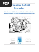A Pension Deficit Disorder