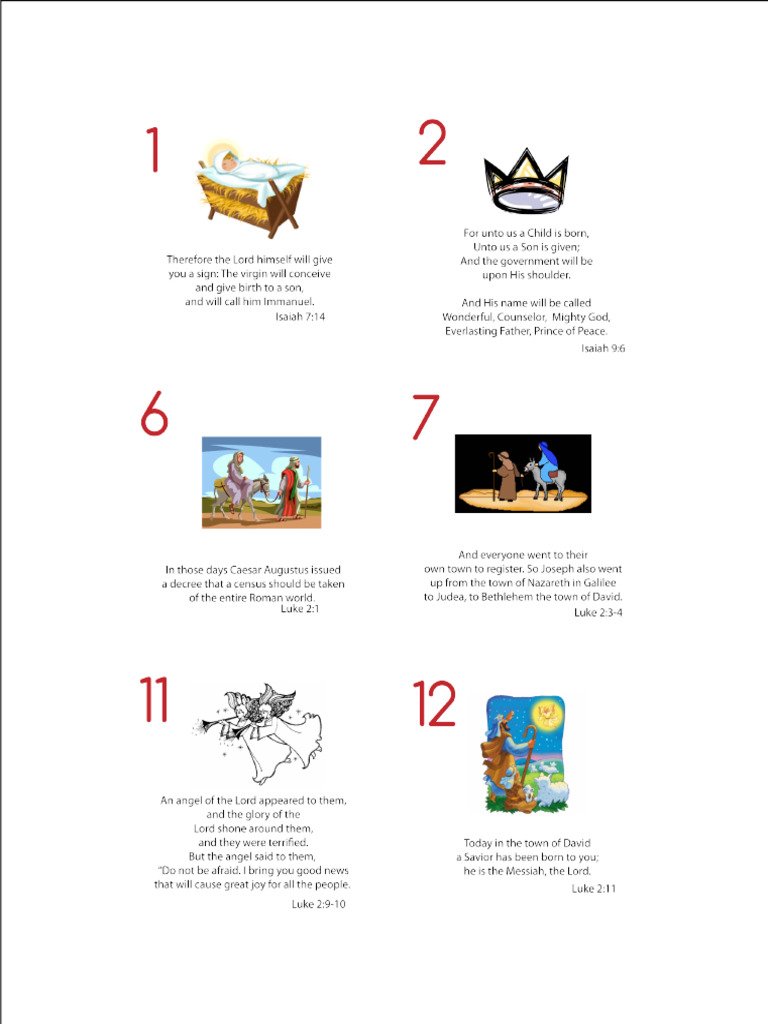 Advent Cards 1 | PDF | Foreign Language Studies