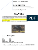 Wanted - Turkey