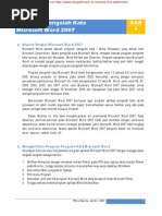 Download Mengenal Pengolah Kata Word 2007 by Derist Touriano ST SN11507658 doc pdf