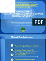 Pengelolaan Tempat Pemrosesan Akhir (TPA) Sampah Regional Jawa Barat