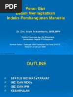 Download Peran Gizi Dlm Meningkatkan IPM-NTB-24 Januari 2009 by Susilo Wirawan SN11508276 doc pdf