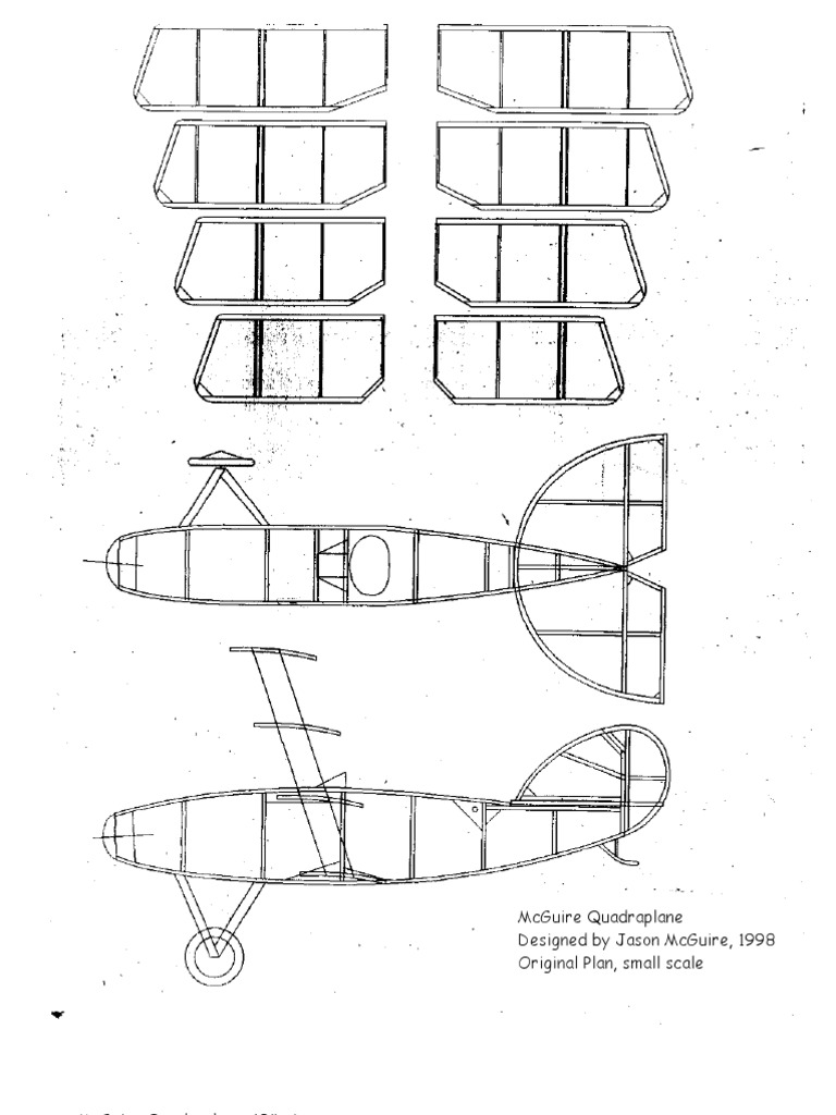 McGuire Quadraplane Design Plans | PDF