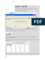 Fonction Alea Excel