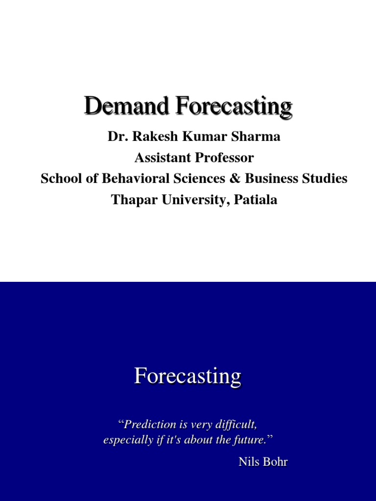 Forecasting | PDF | Forecasting | Linear Trend Estimation