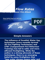 Critical Flow Rates For Fire Attack