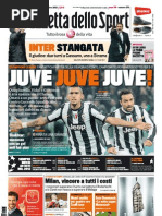 Gazzetta Dello Sport - 20 Septembre 1974 - Bernardini, Gimondi, Esposito - Original