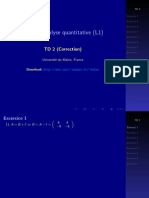 Analyse Quantitative TD2